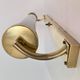 XXL Wall Sconce in Brass and Glass in Bauhaus Style, 1930s - Czechoslovakia