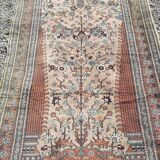 Ancient Persian wool rug handmade fifties 200 x 126cm