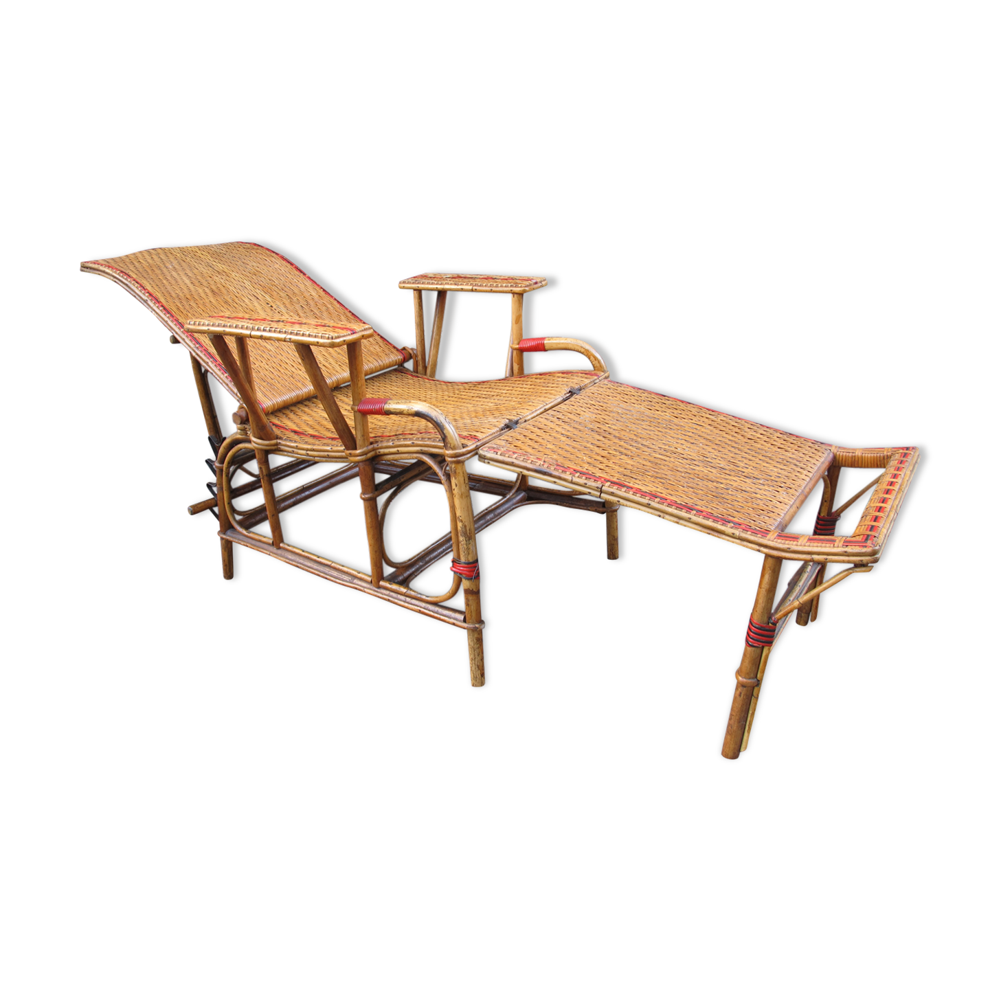 Rattan lounge chair - 1930