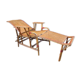 Chaise longue en rotin - 1930