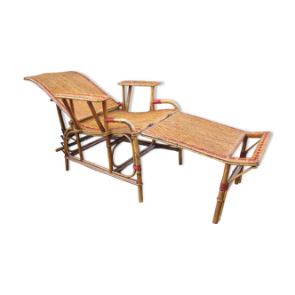 Rattan lounge chair - 1930