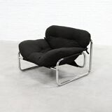 Johan Bertil Häggström Tubular Lounge Chair for Swed-Form, Sweden, 1970s