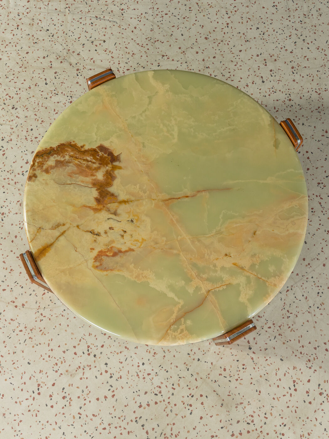 Onyx marble coffee table 70s