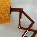 Lampe applique accordéon ou ciseaux, design scandinave des années 60