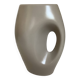 Grey ceramic vase design
