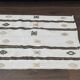 Flat vintage kilim hallway rug