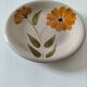Large vintage Italian plate – hand-painted floral decoration – Primula,