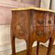 Louis XVI bedside table marquetry