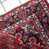 Handmade vintage Persian Malayer rug 167cm x 219cm, 1960s