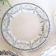 4 assiettes plates mélangées Terre de Fer, Luneville, Creil et Montereau, BFK