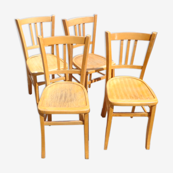 Set de 4 chaises Luterma bistrot