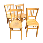 Set de 4 chaises Luterma bistrot
