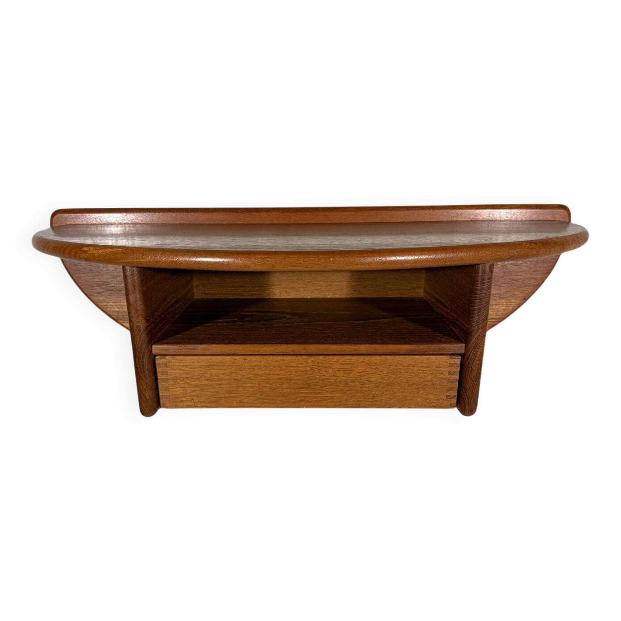 Kai Kristiansen teak wall console Vildbjerg Møbelfabrik Denmark 1960’s