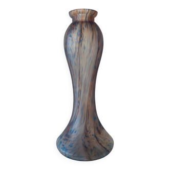 Old glass paste vase