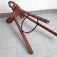 Vintage Spanish brutalist bar stool 1970s