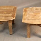 Pair of Teak Coffee Tables by the Brand Roland Vlaemynck