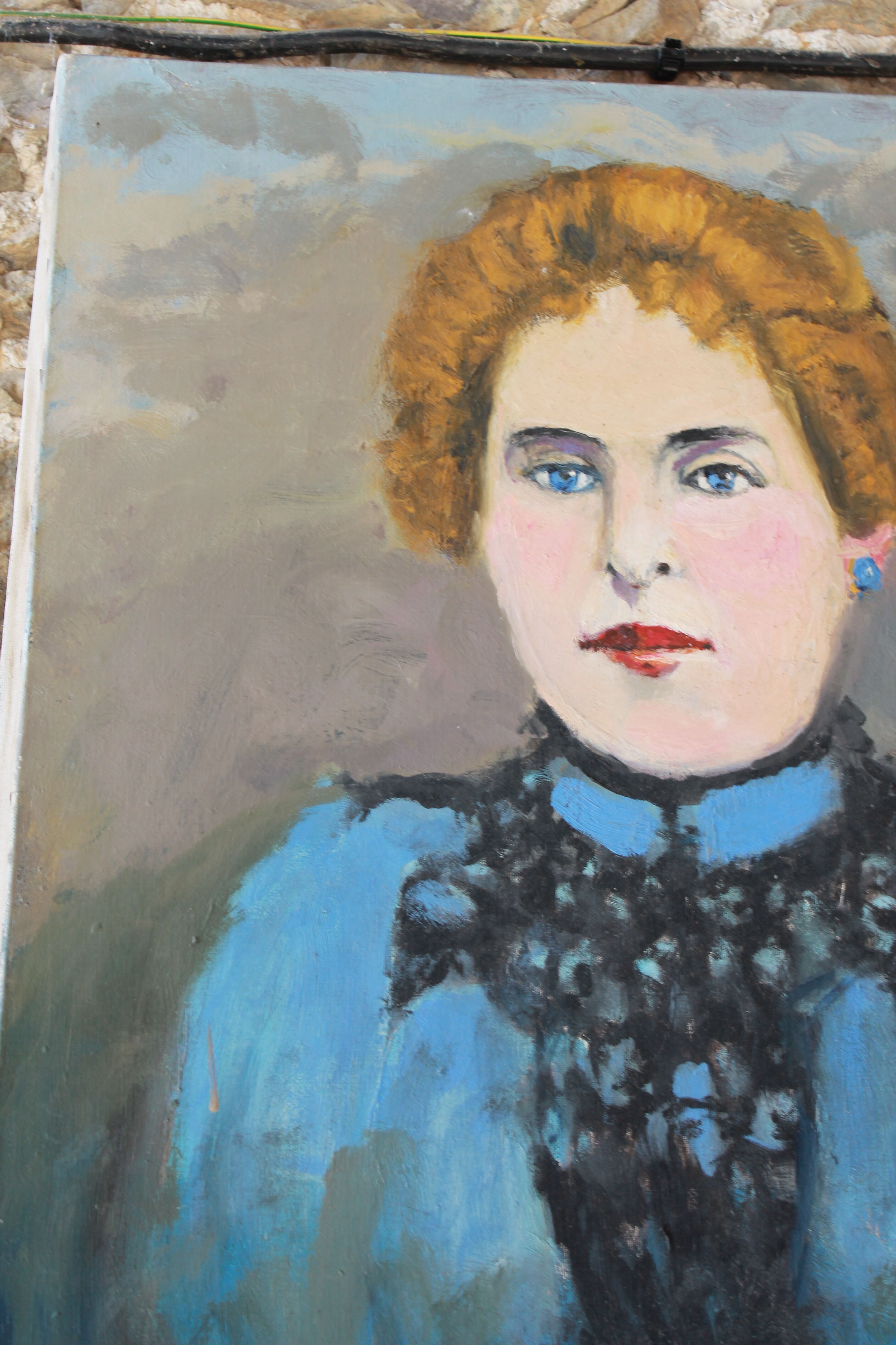 Painting - portrait woman