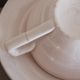 Set of 7 powder pink coffee cups Céranord Saint Amand