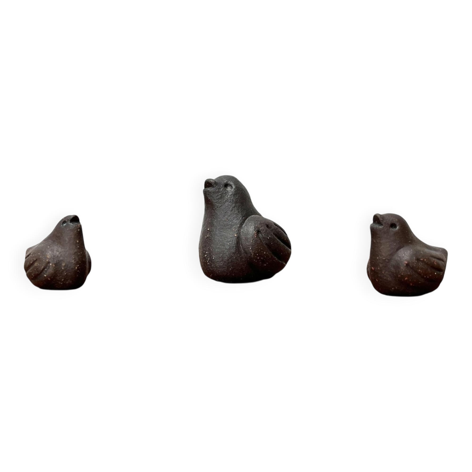 Ceramic bird figurines from the mid-century German studio by G. Schauneweg, Worpswede, 1960s, set of 3.