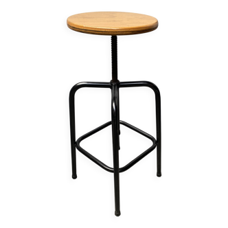 Old industrial stool