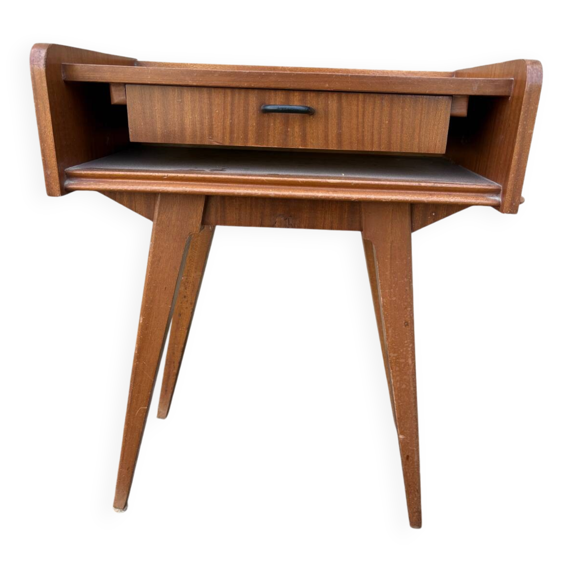 Bedside table with compass feet