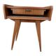 Bedside table with compass feet
