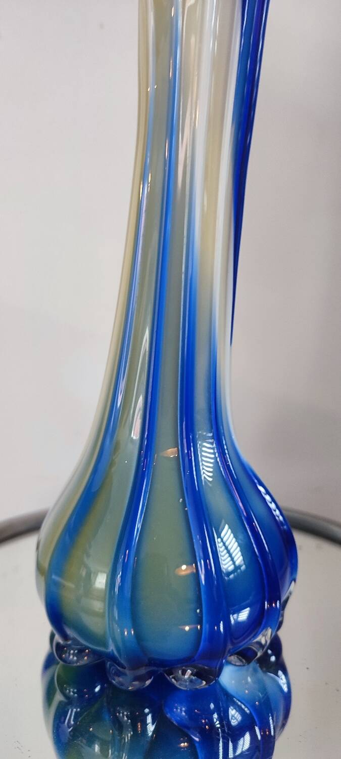 Murano Calla Lily Blown Glass Vase 60s-70s