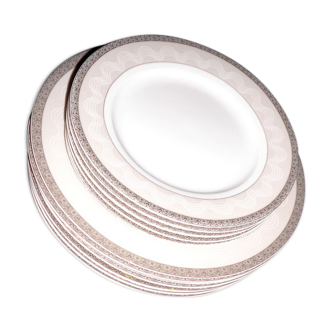 Fine porcelain plates