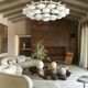 Impressive large modern cloud chandelier from the mid-century Milchhalle Vienna.