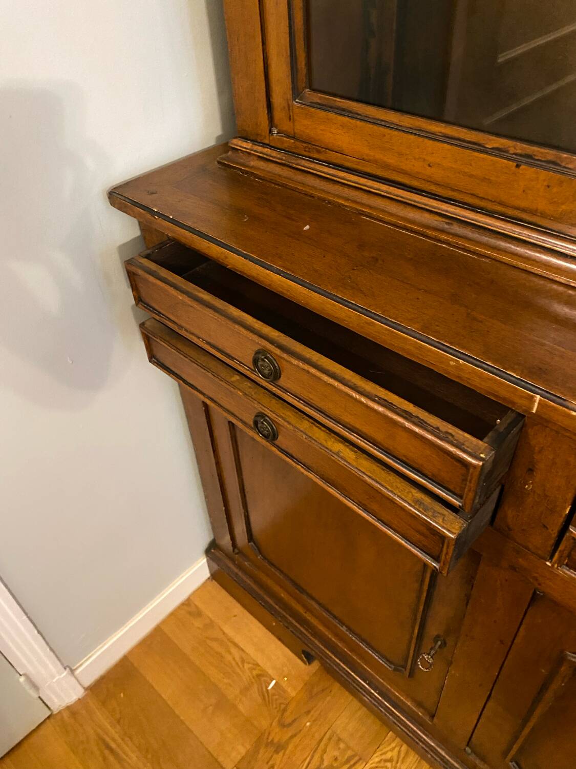 Louis Philippe style display cabinet