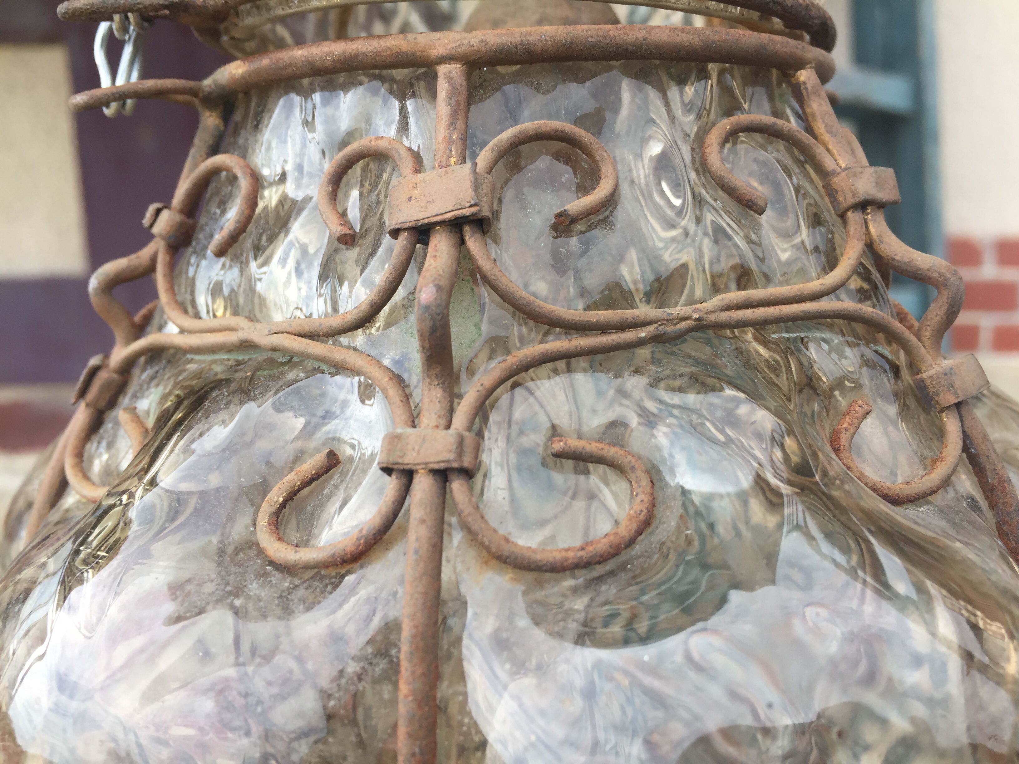 Lantern blown glass Venice 50s