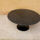 Table basse tulipe vintage en marbre noir