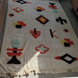 Large cotton rug