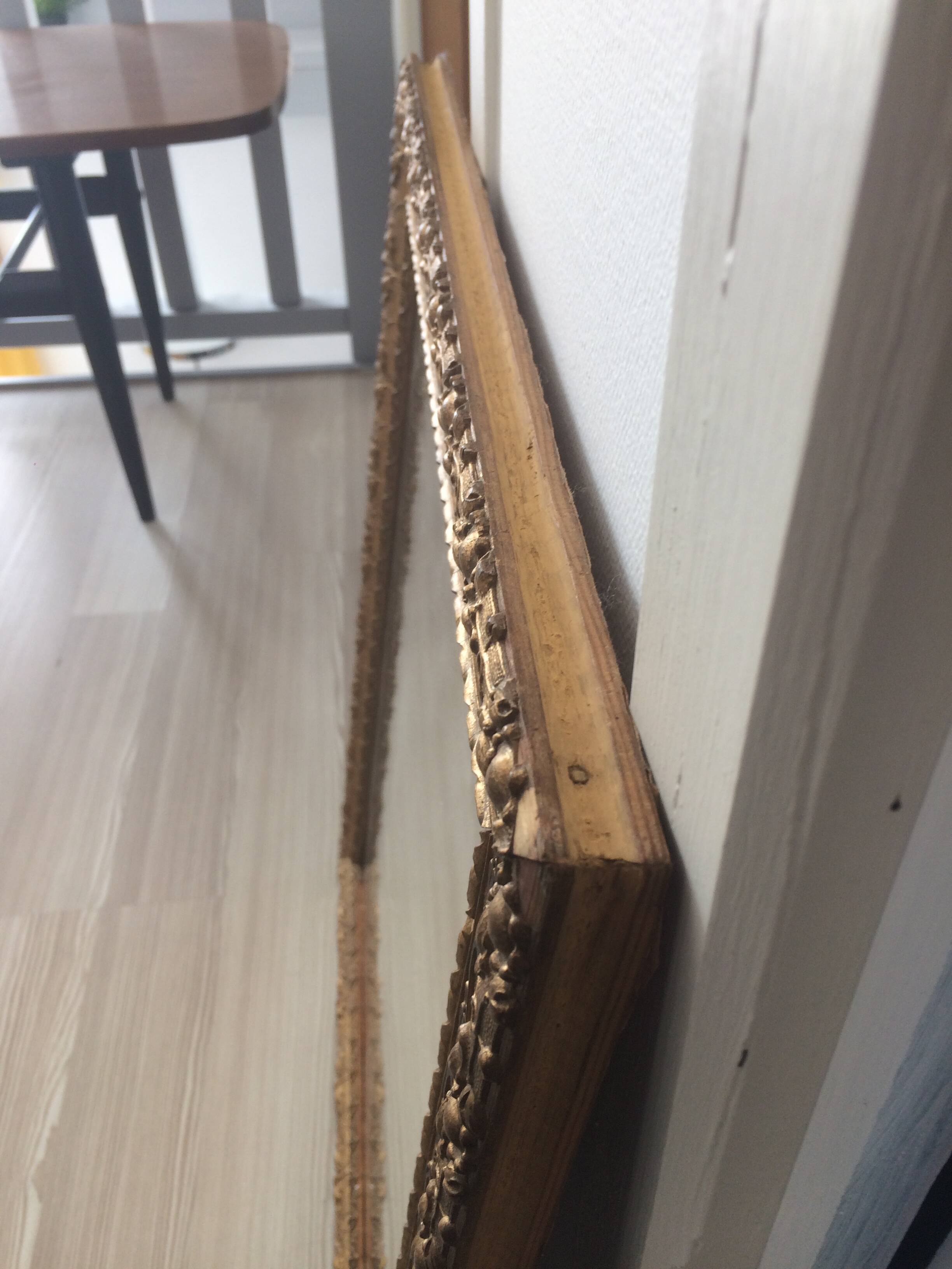 Antique gilded mirror 61x51cm