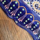 Ceramic box HB Henriot Quimper pointillism