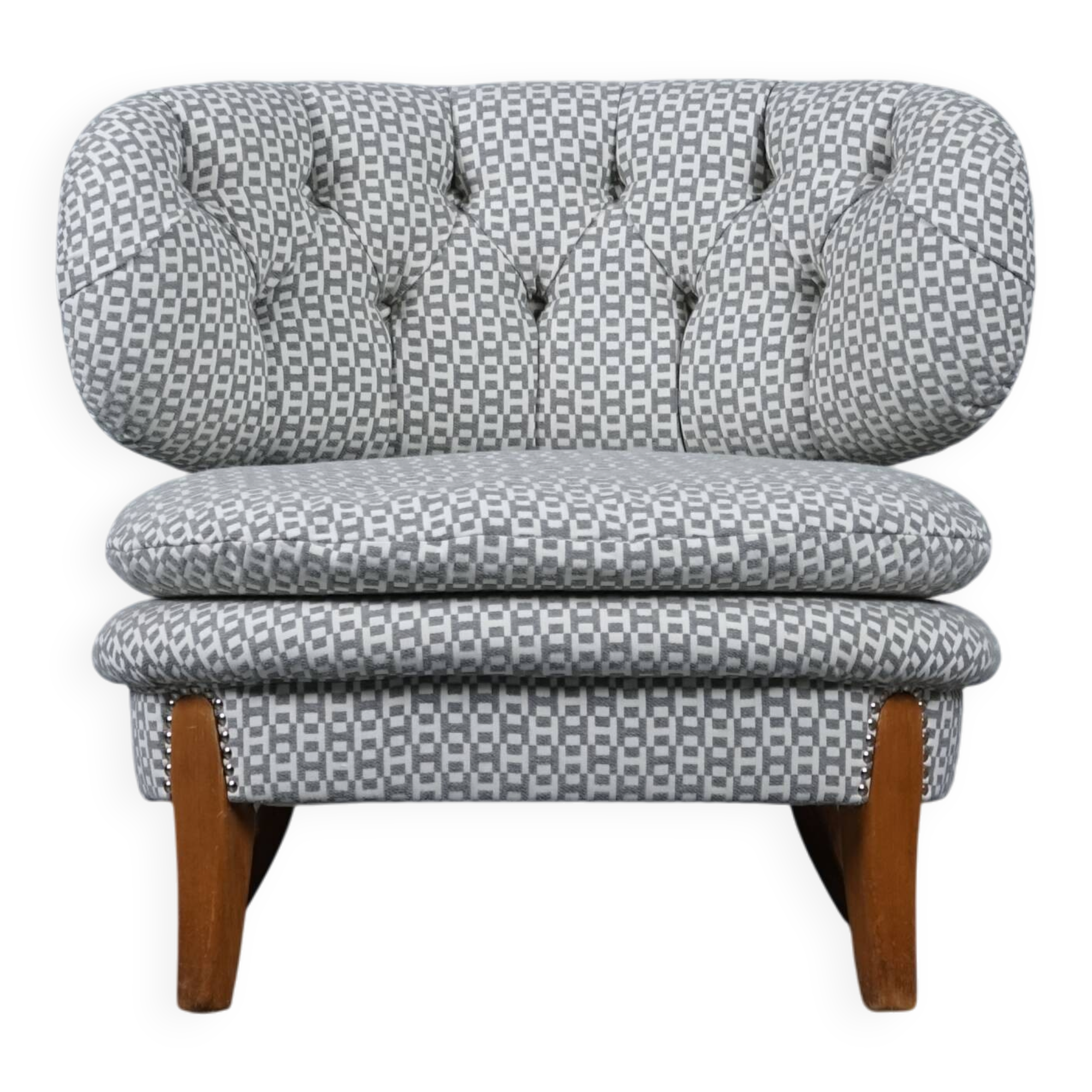 Hermès Upholstered Lounge Chair by Otto Schulz for Boet