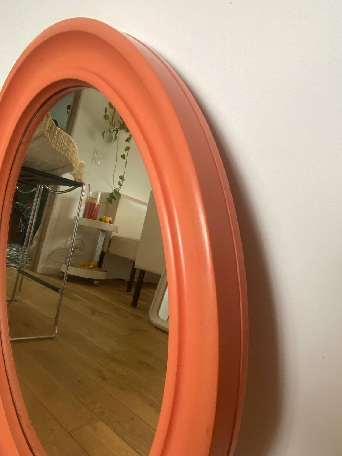 Carrara & Matta Orange Bakelite Mirror