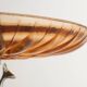 Art Deco Glass and Metal Fruit Bowl, France, circa 1940