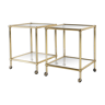 Set of two belgochrom side tables Ca.1980