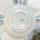 4 flat plates Terre de fer Longchamp model Lutèce Made in France
