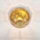 Mid century glass flush mount / ceiling light by limburg, germany, 1960s