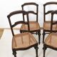 Cane bistro chairs