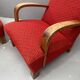 Paire de fauteuils ART DÉCO en bois courbé, années 1930