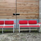 Pair of metal sofas Talin design
