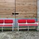 Pair of metal sofas Talin design