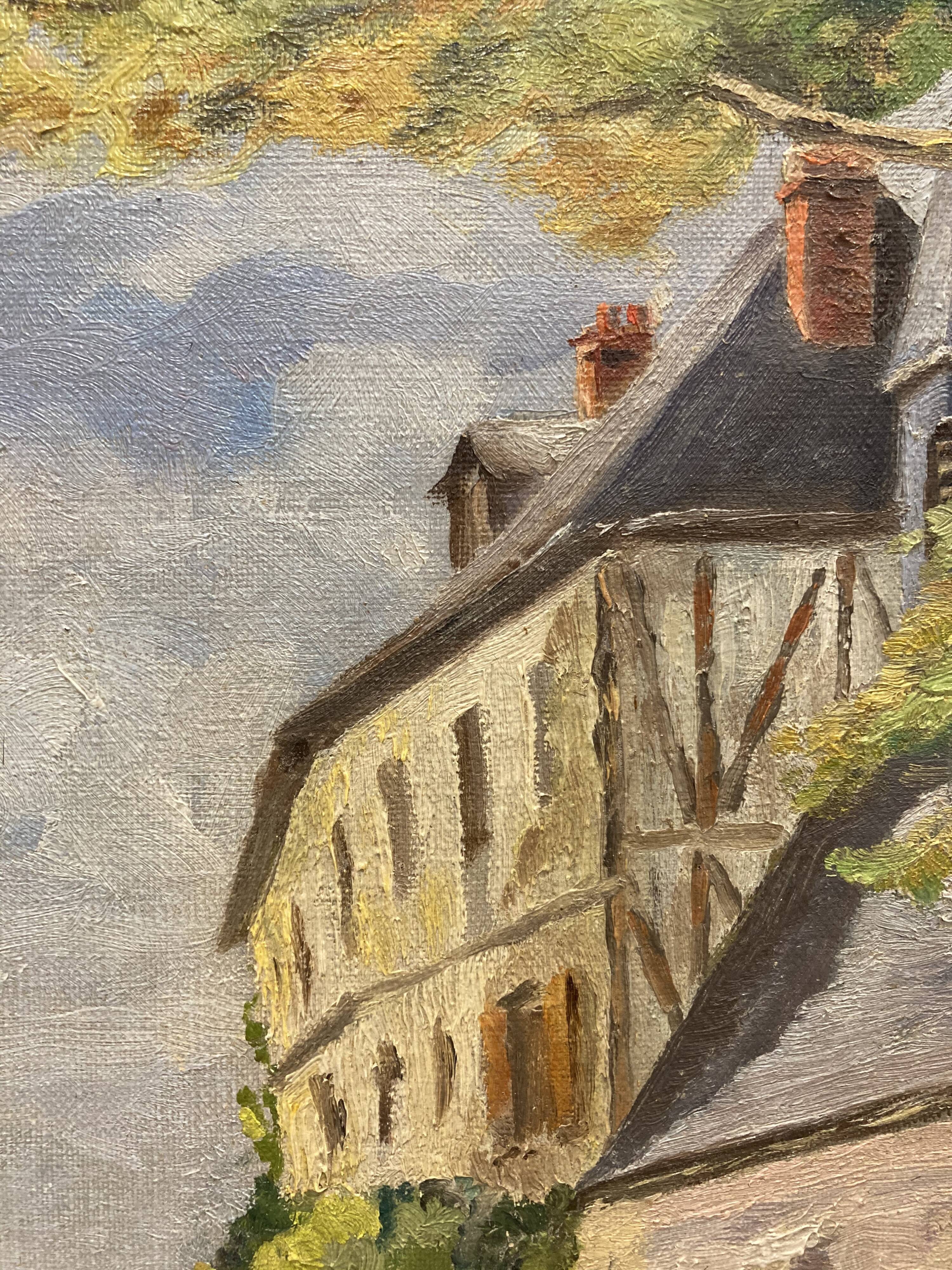 Huile sur toile vintage