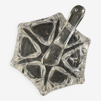 Daum 1970 crystal ashtray