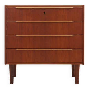 Teak chest of drawers from the 1960s, Denmark