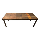 Table basse céramique vintage Vallauris style Roger Capron