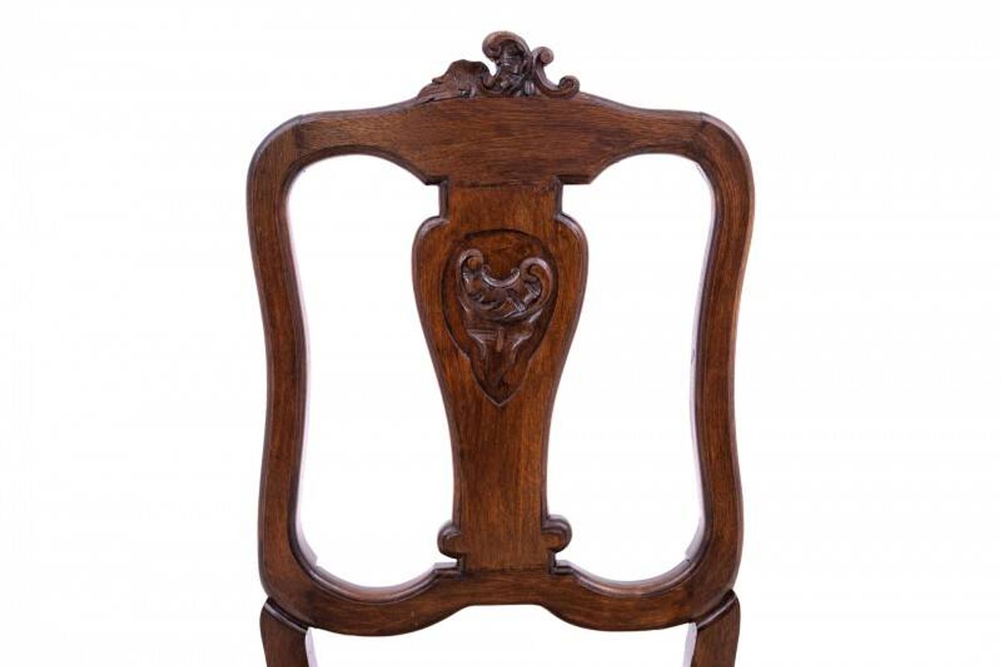 Set of six antique chairs from around 1900, France. After renovation.